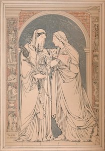 A Marble Mosaic Picture, av The Baron H. De Triqueti, Paris, 1893. av Robert Dudley
