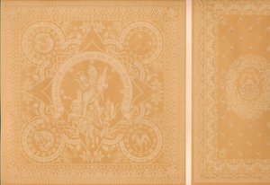 Damask Linen av Mr. C. Faber, Stuttgart og Mrs. Burre Bros. Dumferline, 1863 av Robert Dudley