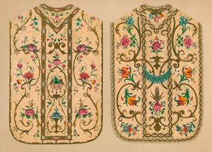 Broderte chasubler av Luigi & Ersilia Martini, 1893. av Robert Dudley