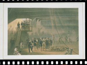 Prinsen av Wales#39; besøk til SS Great Eastern i Sheerness, 24. mai av Robert Dudley