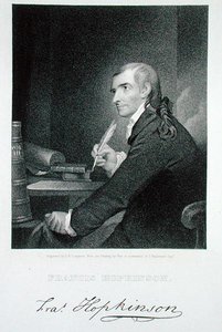Francis Hopkinson (1738-91) gravert av James Barton Longacre (1794-1869) (gravering) av Robert Edge (after) Pine