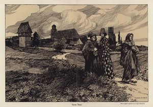 Før porten (litho)