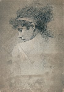 Kvinnestudie, c1895, 1897