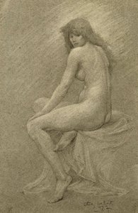 Studie for Lilith, ca. 1900 (kritt på papir)