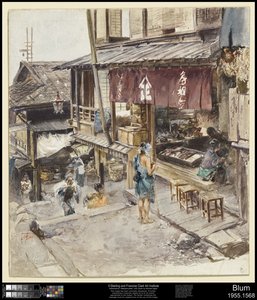 En gate i Ikao, Japan, III av Robert Frederick Blum