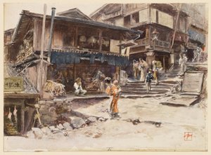 En gate i Ikao, Japan, I av Robert Frederick Blum