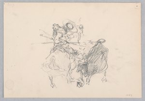 Tyrefekting, Spania av Robert Frederick Blum