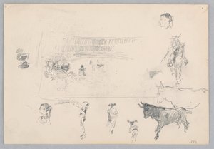 Tyrefekting, Spania av Robert Frederick Blum