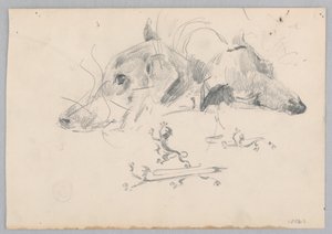 Hund og løve av Robert Frederick Blum