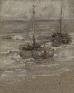 Fiskebåter for anker av Robert Frederick Blum