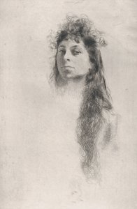 Leder for en jente med langt hår,.n.d., n.d.. av Robert Frederick Blum
