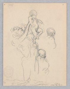 Studie for en dansende kvinne, «Moods to Music», Mendelssohn Glee Club, New York, NY av Robert Frederick Blum