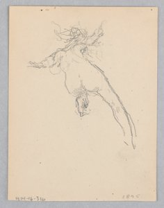Studie for en dansende kvinne, «Moods to Music», Mendelssohn Glee Club, New York, NY av Robert Frederick Blum