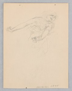 Studie for en dansende kvinne, «Moods to Music», Mendelssohn Glee Club, New York, NY av Robert Frederick Blum