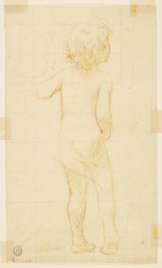 Studie for et stående barn, «Vintage Festival», Mendelssohn Glee Club, New York, NY av Robert Frederick Blum