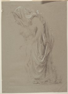 Studie for en stående kvinne med barn, «Vintage Festival», Mendelssohn Glee Club, New York, NY av Robert Frederick Blum