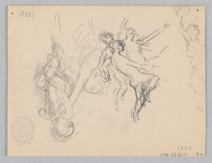 Studie for dansende kvinner, «Moods to Music», Mendelssohn Glee Club, New York, NY av Robert Frederick Blum