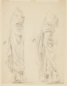 Studie for leder av prosesjonen, "Vintage Festival," Mendelssohn Glee Club, New York, NY av Robert Frederick Blum