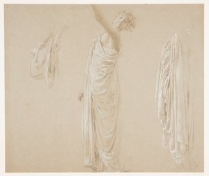 Studie for leder av prosesjonen, "Vintage Festival," Mendelssohn Glee Club, New York, NY av Robert Frederick Blum