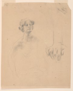 Studie for kvinne, "Vintage Festival," Mendelssohn Glee Club, New York, NY av Robert Frederick Blum