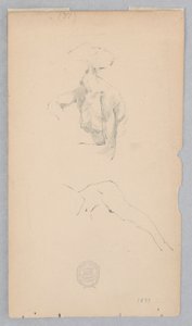 To studier etter nakenen til en kvinne av Robert Frederick Blum