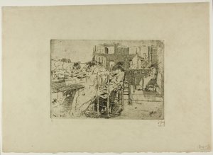 Uten tittel (Girls Saying Grace) av Robert Frederick Blum