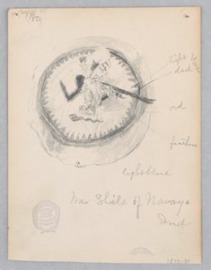 Navajos krigsskjold av Robert Frederick Blum