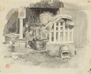 Hvor Sake selges, 1890 av Robert Frederick Blum