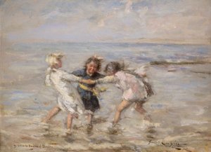 A Frolic in the Sea (olje om bord)