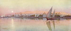 Kairo fra elven-kvelden, c1880, 1904 av Robert George Talbot Kelly