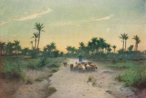 I landet Goshen - kveld, c1880, 1904 av Robert George Talbot Kelly
