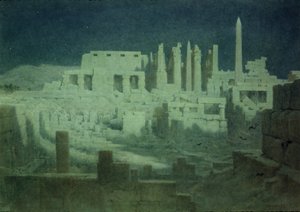 Måneskinn ved Karnak av Robert George Talbot Kelly