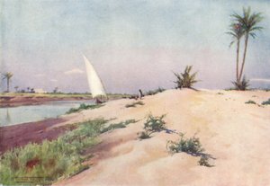 På Ismailia-kanalen, nær Tel-El-Kebir, c1880, 1904 av Robert George Talbot Kelly