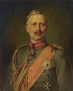 Portrett av den tyske keiseren Wilhelm II 1859-1941, kongen av Preussen, 1911