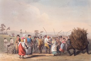Voldtektstresking, 1. november 1813 av Robert Havell