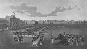 Anmeldelse av The Hon. Artillerikompani, 1829 1909 av Robert Havell