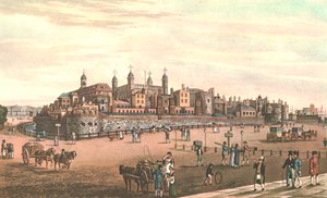 Tower of London, c1821. av Robert Havell