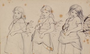 Studier for et bilde av Robert Herdman