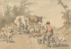 Kjørte med sauer og kyr av Robert Hills