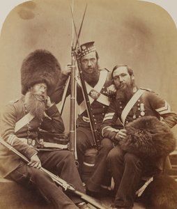 Reynolds, Temple og Judd, Scotch Fusiliers Guards av Robert Howlett