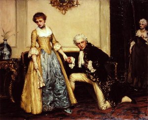 Forslaget (olje på lerret) av Robert James Gordon