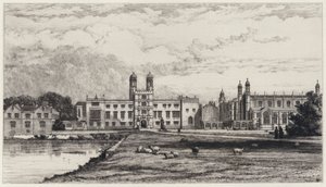 Stonyhurst (etsing) av Robert Kent (after) Thomas