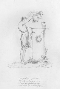 Anacreon, Ode VI (gravering) av Robert Kerr (after) Porter