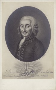 Luigi Boccherini , italiensk komponist og cellist (1743-1805). av Robert Lefevre
