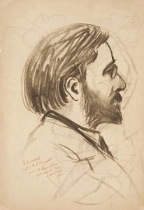 Portrettskisse av Louis M. Eilshemius, 1903. av Robert Lindner