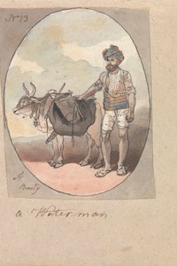 En vannmann med sin okse eller okse av Robert Mabon