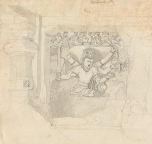 Figur fra Elephanta av Robert Mabon