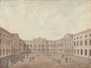Design for Court of Edinburgh University av Robert Morrison