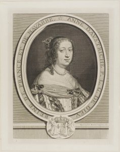 Anne av Østerrike, dronning av Frankrike av Robert Nanteuil