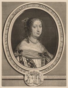Anne av Østerrike, dronning av Frankrike av Robert Nanteuil